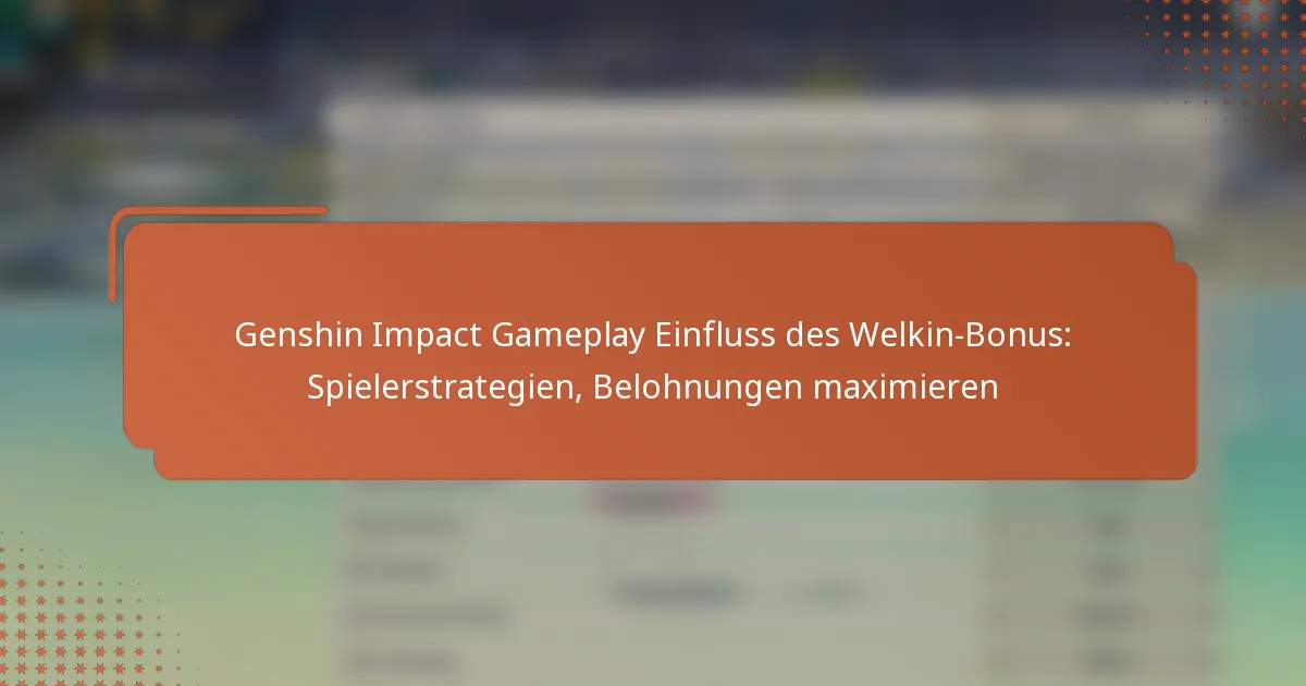 Genshin Impact Gameplay Einfluss des Welkin-Bonus: Spielerstrategien, Belohnungen maximieren